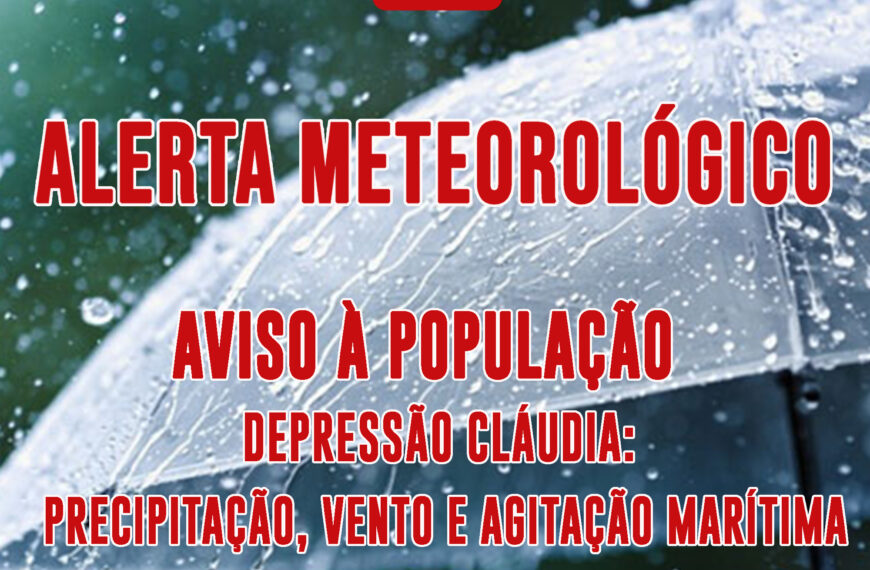 AVISO À POPULAÇÃO – DEPRESSÃO CLÁUDIA