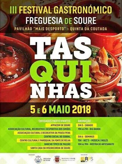 III FESTIVAL GASTRONÓMICO DA FREGUESIA DE SOURE – TASQUINHAS