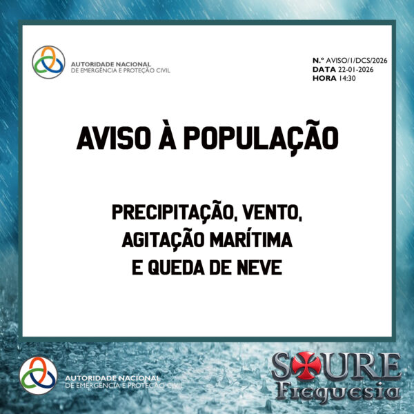 AVISO À POPULAÇÃO | Depressão INGRID
