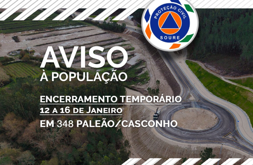 Encerramento temporário do acesso ao nó da A1 em Casconho