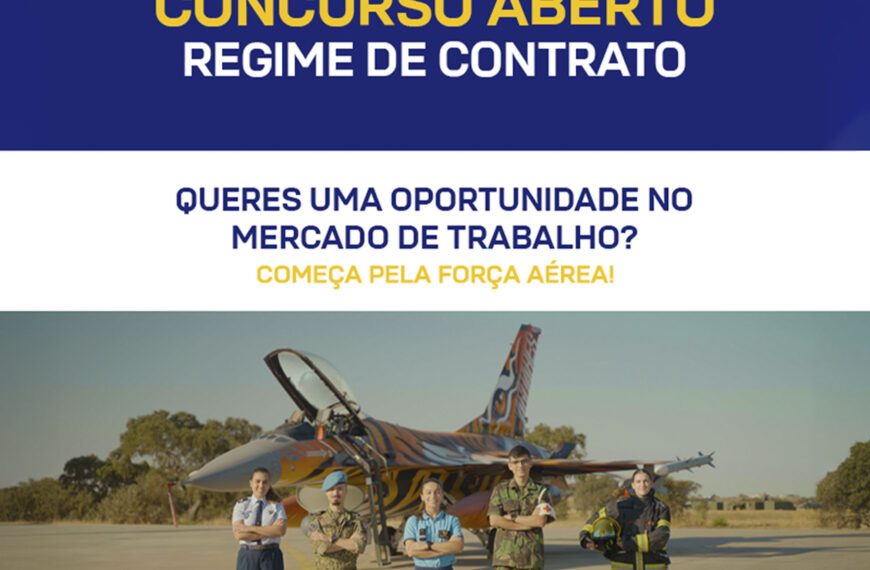 FORÇA AÉREA – Concurso aberto até 30 de janeiro