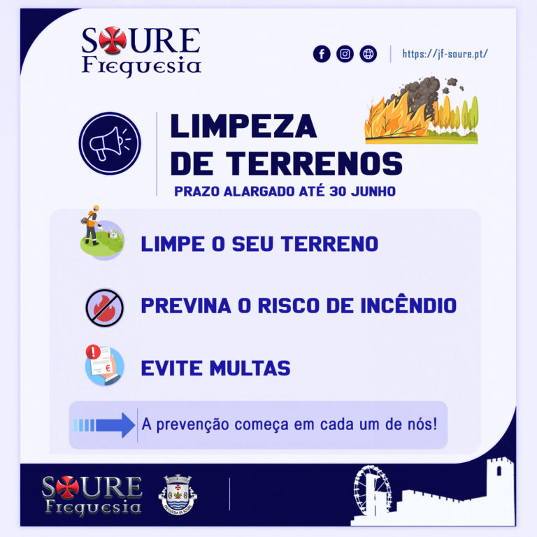 Alargamento prazo limpeza terrenos
