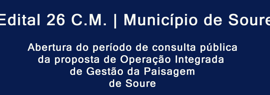 Edital 26 C.M. | Município de Soure