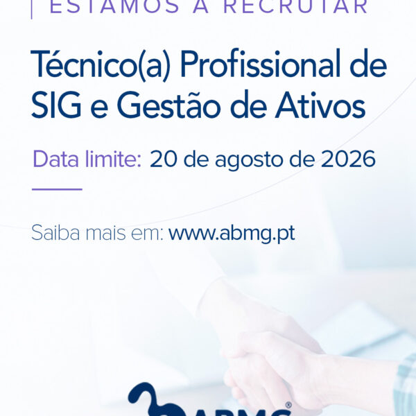 OFERTA DE EMPREGO: ABMG TÉCNICO(A) DE SIG E GESTÃO DE ATIVOS